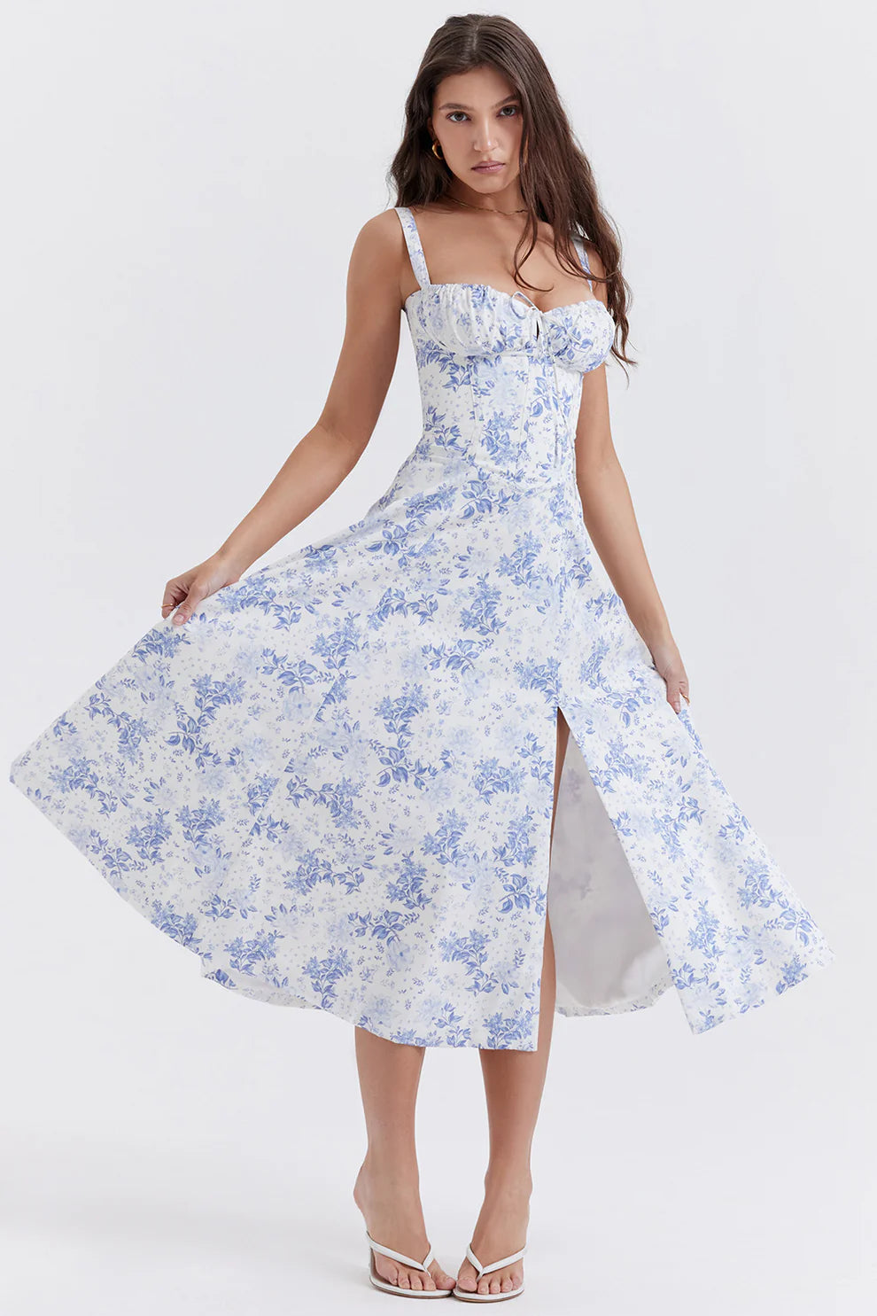 Sapphire Floral Dress